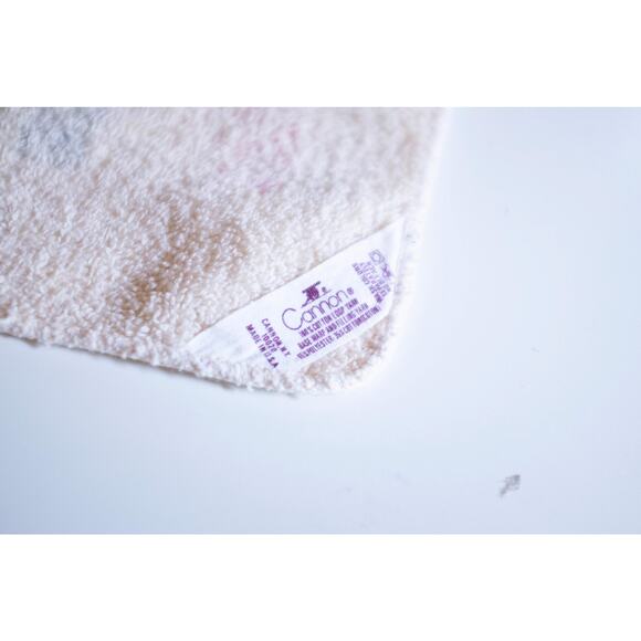 Vintage rainbow & clouds washcloth 100 percent cotton by Cannon - Picture 2 of 5